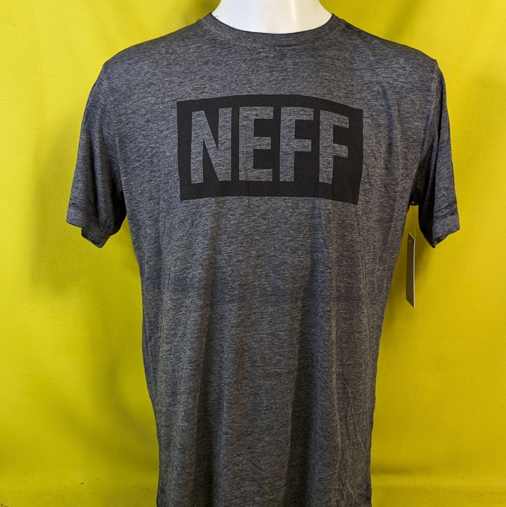 Neff Signature Extra Light Short Sleeve T-Shirt Men's Large Black New